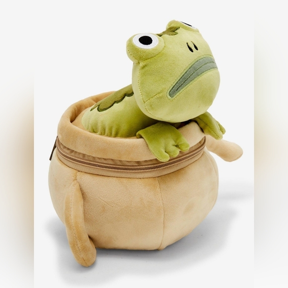 Over The Garden Wall Frog Teapot Plush Makeup Bag Greg Tea Pot Green cosmetic - Picture 2 of 3